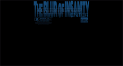 Desktop Screenshot of blurofinsanity.com